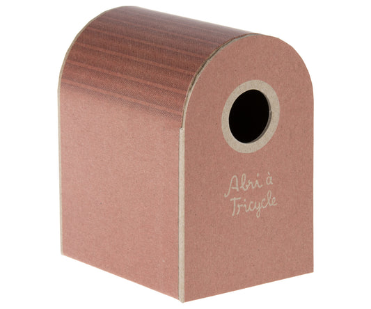 *EX-PROP, GARAGE ONLY* - Maileg Tricycle Garage, Coral