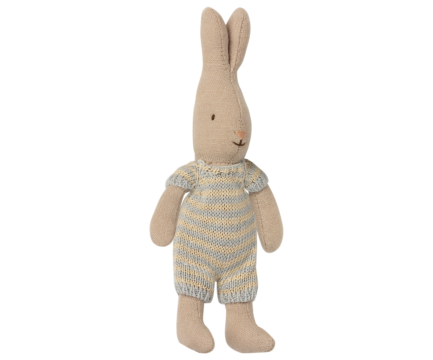 Maileg Micro Rabbit - Light Blue Stripe