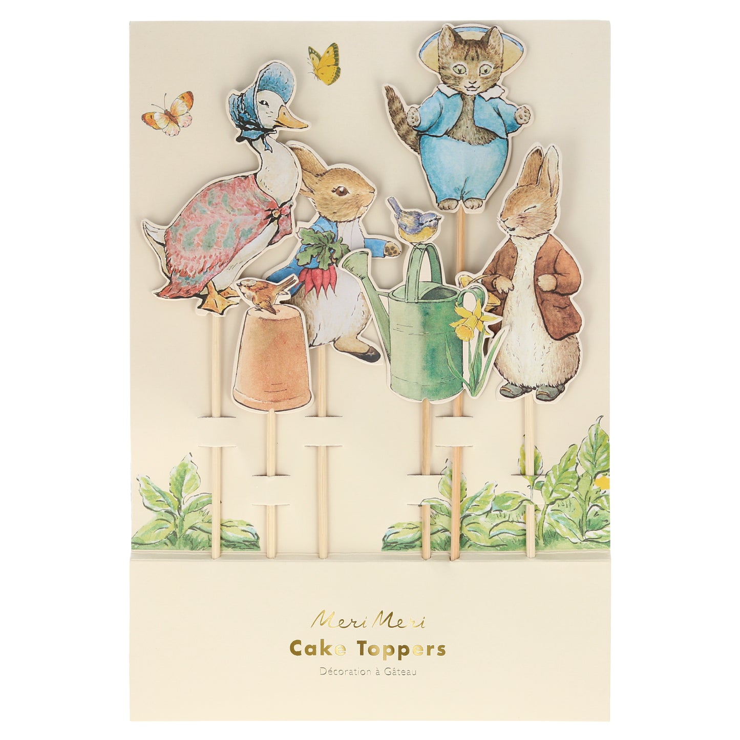 Meri Meri Peter Rabbit & Friends Cake Toppers (Set Of 6)