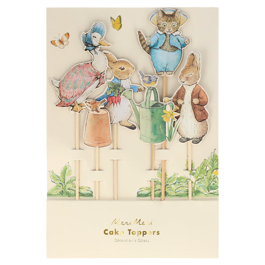 Meri Meri Peter Rabbit & Friends Cake Toppers (Set Of 6)