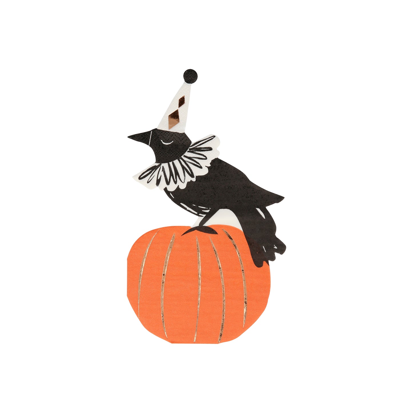 Meri Meri Vintage Halloween Crow Paper Napkins - Set Of Sixteen