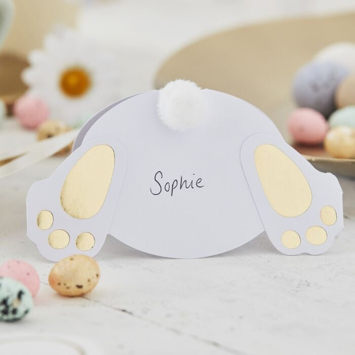 Ginger Ray Easter Bunny Bottoms - Table Name Cards