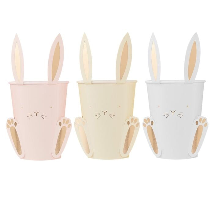 Ginger Ray Easter Bunny Paper Cups - Set Of Eight