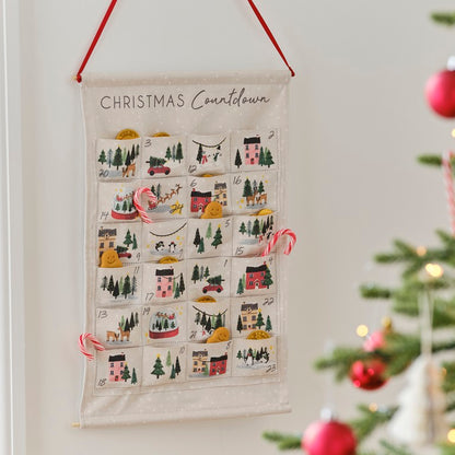 Ginger Ray Fabric Christmas Advent Calendar Kit