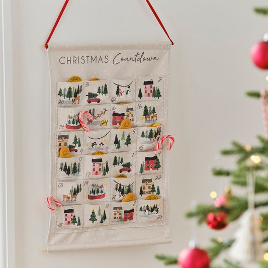 Ginger Ray Fabric Christmas Advent Calendar Kit
