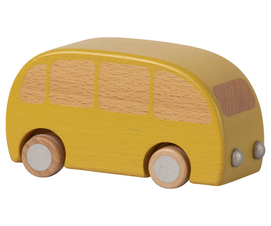 Maileg Wooden Bus, Yellow