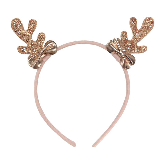 Rockahula Rose Gold Reindeer Headband
