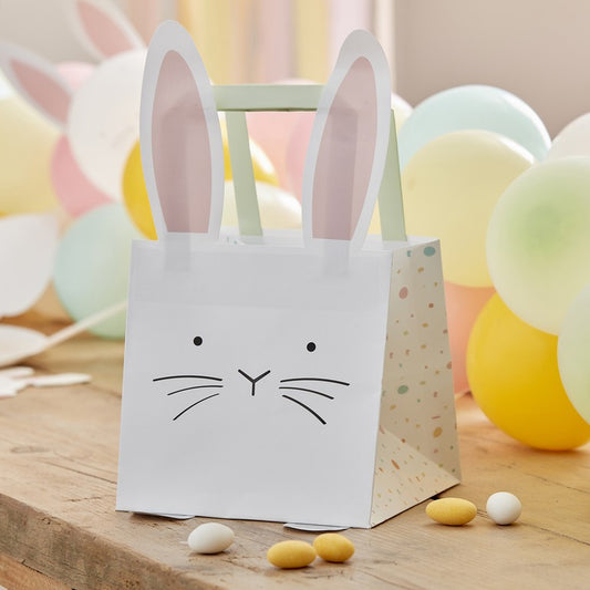 Ginger Ray Easter Bunny Party Bags - Pack Of Five