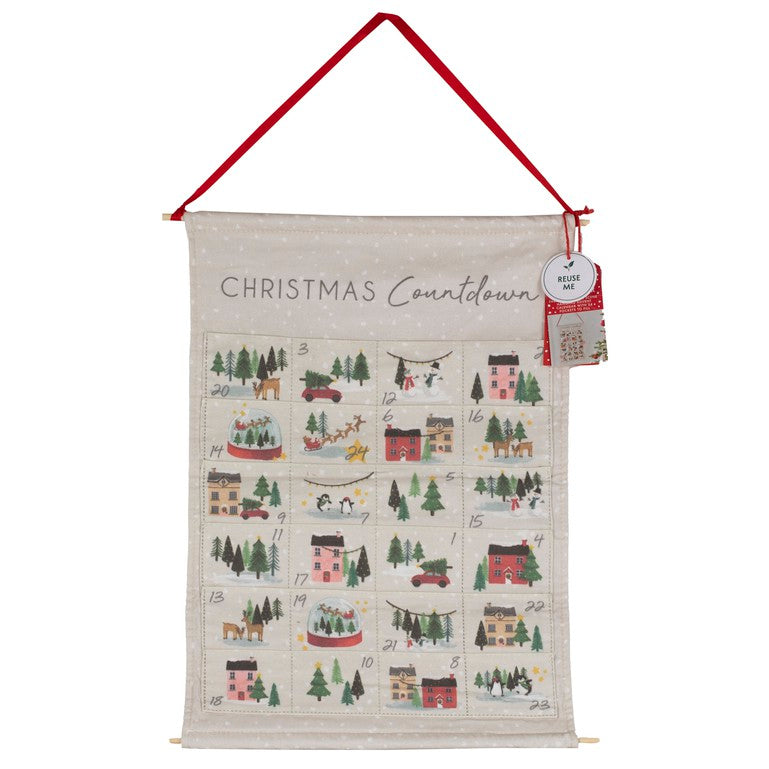 Ginger Ray Fabric Christmas Advent Calendar Kit